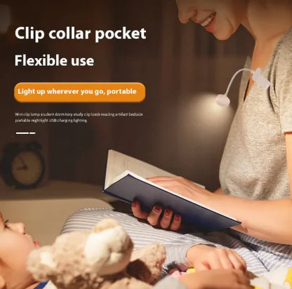 LED Rechargeable Book Clip Light