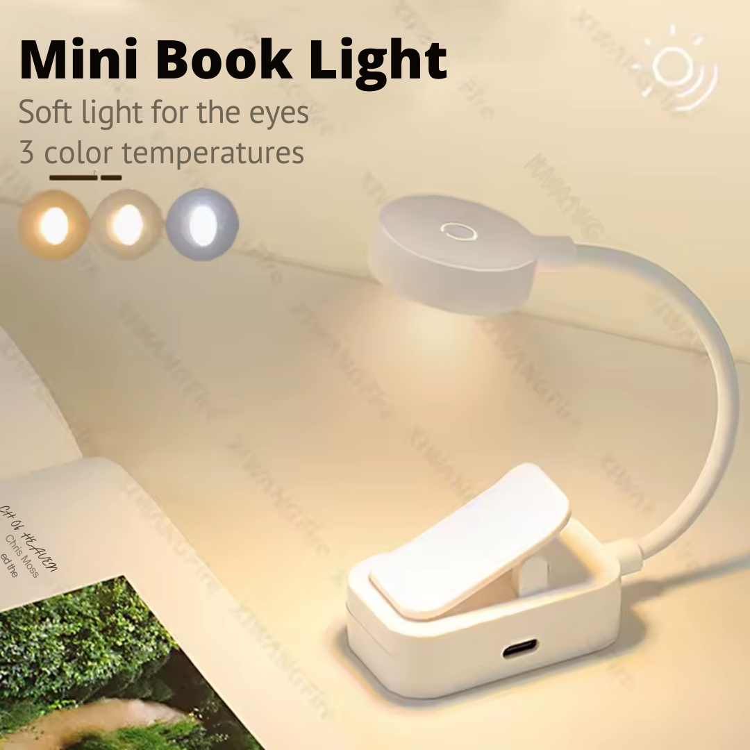 Folding Mini Clip Book Lamp