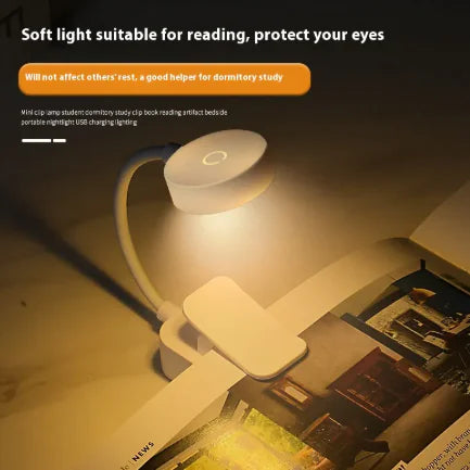 LED Rechargeable Book Clip Light
