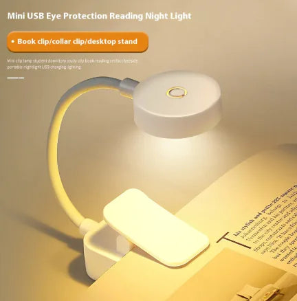 LED Rechargeable Book Clip Light