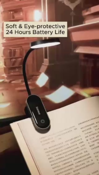 Folding Mini Clip Book Lamp